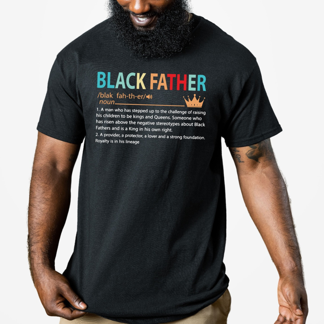 Black Fathers Definition T-Shirt